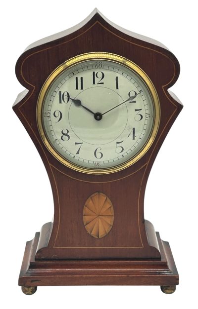 Fantastic Edwardian Art nouveau Tulip shape Mantel Clock – ca 1905 Mantel Clock Antique Clocks 10