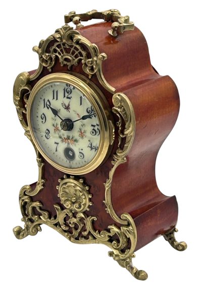 Fabulous & Rare Antique Lenskirch 8 day Mantel Clock Antique mantlle clocks Antique Clocks 11