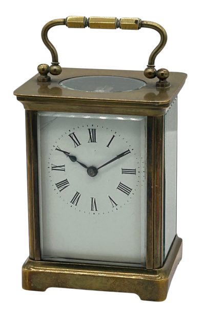 Charming Antique French Carriage clock – ca1900 carriage clock Antique Clocks 10