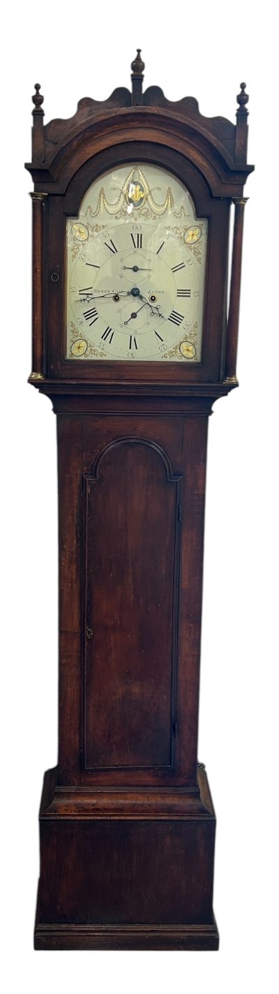 Fabulous Antique English “Luton” Oak case Longcase 8 day clock – 1800 18th century long case clock Antique Clocks 11