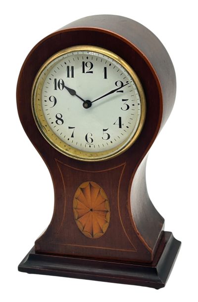 Lovely Edwardian Balloon Shape Mantel Clock – ca 1905 French mantel clock Antique Clocks 11