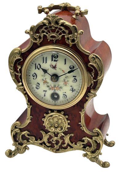 Fabulous & Rare Antique Lenskirch 8 day Mantel Clock Antique mantlle clocks Antique Clocks 4