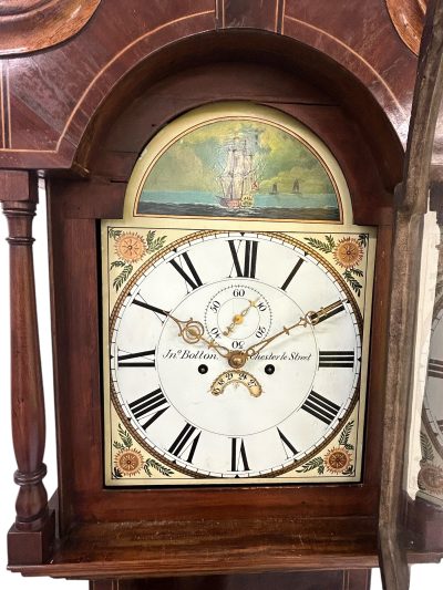 Fantastic Antique English longcase clock – Chester – ca 1850 18th century longcase clock Antique Clocks 10