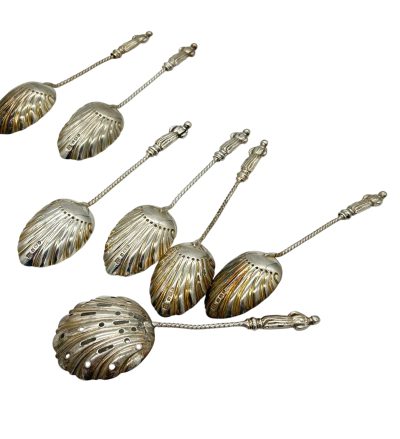 Vintage Silver Tea spoon set – Birmingham – ca 1980s Silver Spoon Set Antique Silver 5