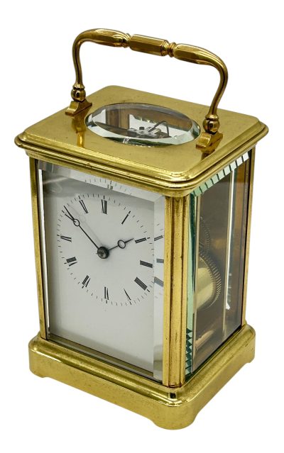 Stunning Larger Sized French Carriage clock – ca 1890 carriage clock Antique Clocks 6