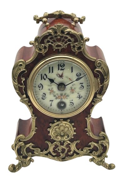 Fabulous & Rare Antique Lenskirch 8 day Mantel Clock Antique mantlle clocks Antique Clocks 3