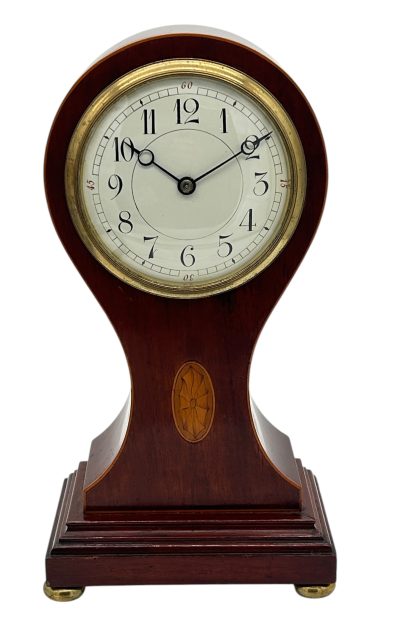 Awesome Edwardian balloon shaped mantel clock – ca 1905 French mantel clock Antique Clocks 13