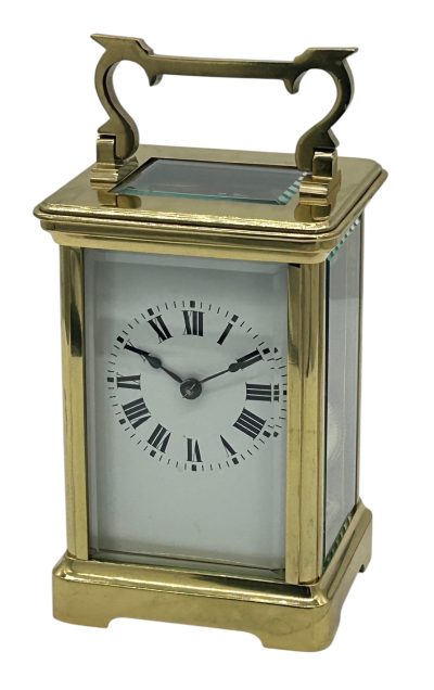 Fabulous Antique French Gong striking Carriage Clock – 8-Day Carriage Clock C1870 Antique mantlle clocks Antique Clocks 5