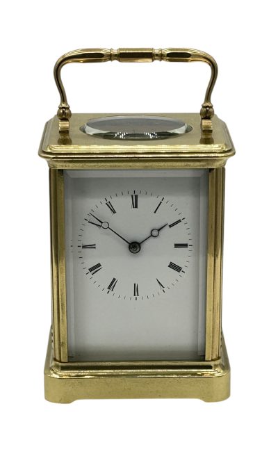 Stunning Larger Sized French Carriage clock – ca 1890 carriage clock Antique Clocks 3