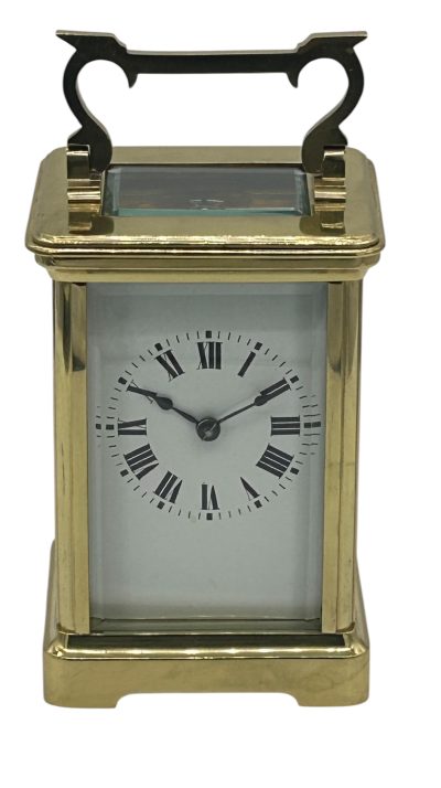 Fabulous Antique French Gong striking Carriage Clock – 8-Day Carriage Clock C1870 Antique mantlle clocks Antique Clocks 3