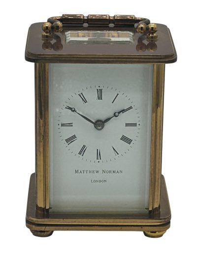 Fantastic Antique model Matthew Norman London Carriage clock carriage clock Antique Clocks 9