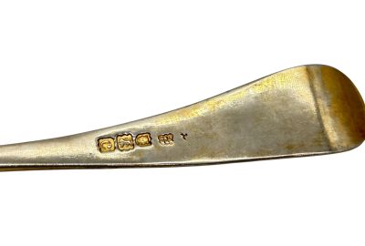 Victorian Silver Gilt Sifter Spoon/ladle – London - ca 1898 - Image 7