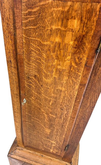 Fabulous Antique English Oak case Longcase 8 day clock – 1870 18th century longcase clock Antique Clocks 6