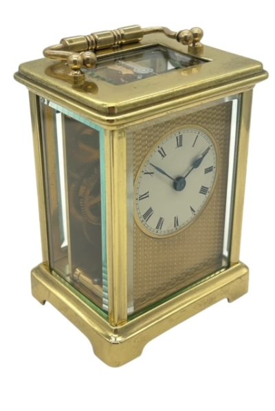 Wonderful Antique French 8 day Carriage clock– ca 1900 carriage clock Antique Clocks 5