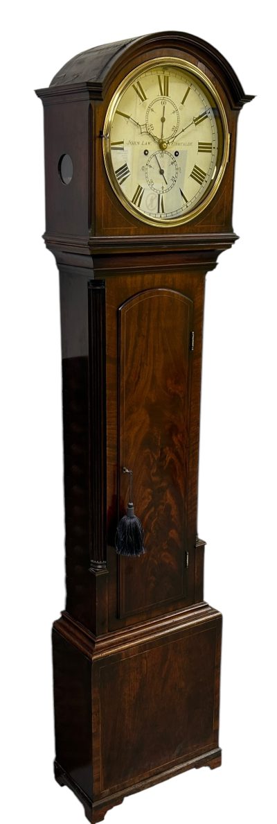 Fantastic Antique Scottish Mahogany case Long Case clock – ca 1860 Fine antique longcase clocks Antique Clocks 5