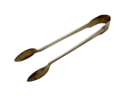 Vintage Silver Sugar Tongs – Birmingham – ca 1940 - Image 3