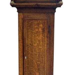 Fabulous Antique English Oak case Longcase 8 day clock – 1870 18th century longcase clock Antique Clocks