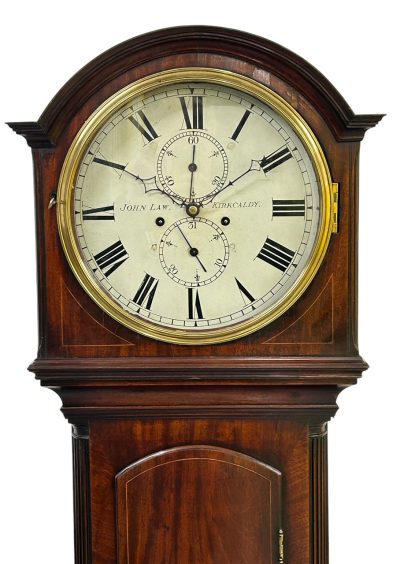 Fantastic Antique Scottish Mahogany case Long Case clock – ca 1860 Fine antique longcase clocks Antique Clocks 7