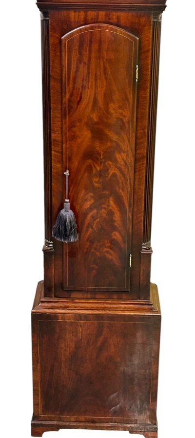 Fantastic Antique Scottish Mahogany case Long Case clock – ca 1860 Fine antique longcase clocks Antique Clocks 8