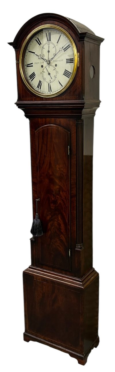 Fantastic Antique Scottish Mahogany case Long Case clock – ca 1860 Fine antique longcase clocks Antique Clocks 10