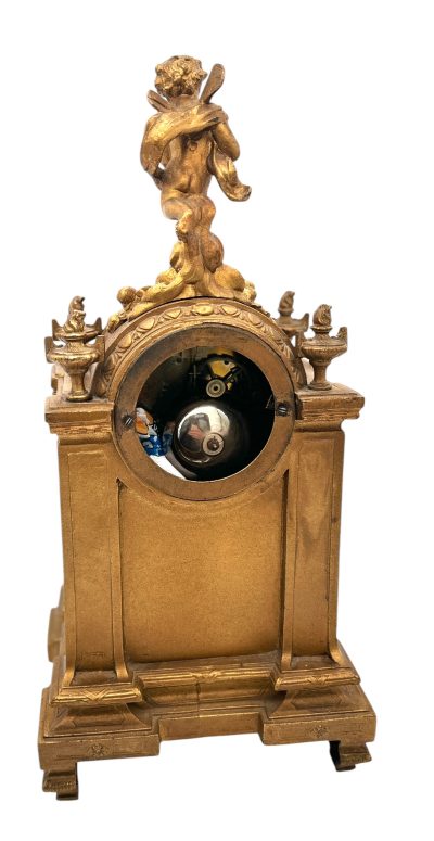 Stunning French Victorian Sevres ormolu 8 day mantel Clock – CA 1860 Sevres Antique Clocks 13