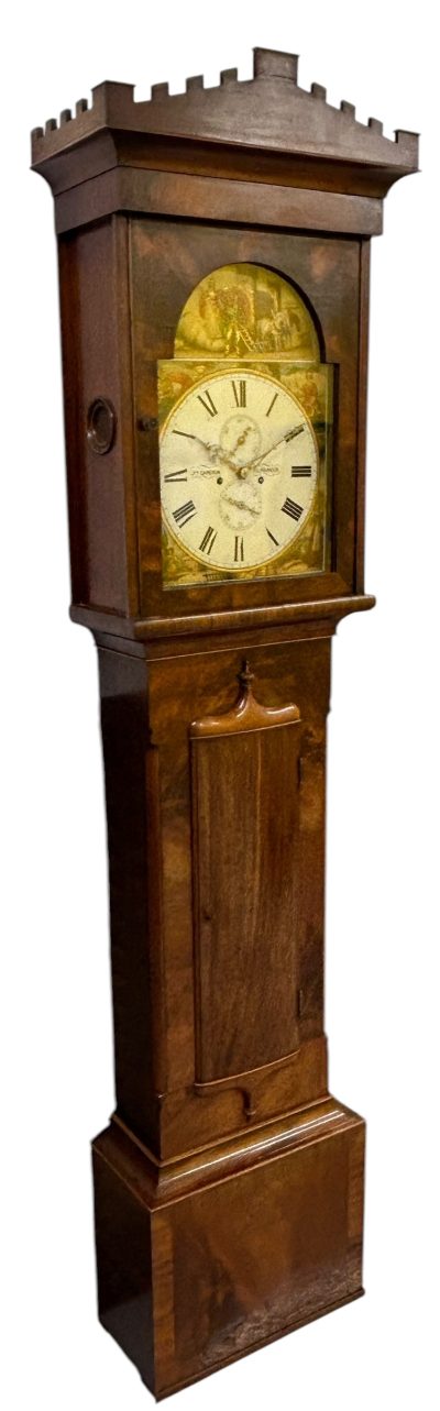 Fantastic Antique Scottish “Kilmarnok” Mahogany case Long Case clock – ca 1830 18th century longcase clock Antique Clocks 7