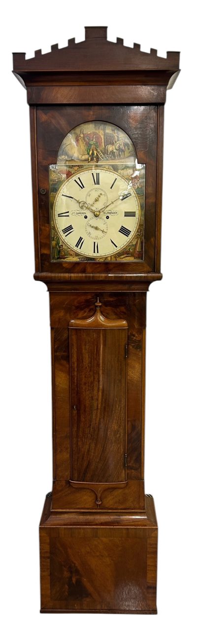 Fantastic Antique Scottish “Kilmarnok” Mahogany case Long Case clock – ca 1830 18th century longcase clock Antique Clocks 3