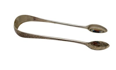 Victorian Silver Art nouveau Sugar Tongs – London – Robert Stebbings – ca 1889 Antique Sugar Tongs Antique Silver 8