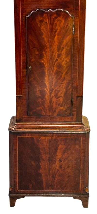 Fantastic Antique English “Swinton” Mahogany case Long Case clock – ca 1830 18th century longcase clock Antique Clocks 10