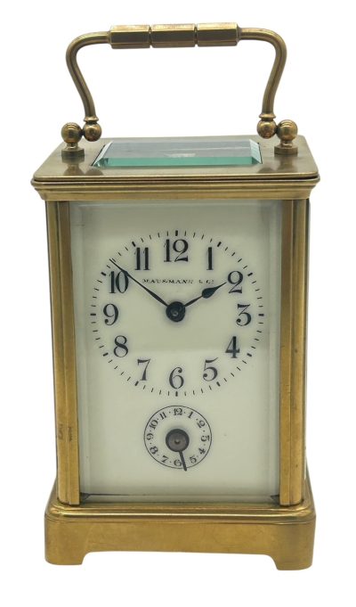 Exquisite Antique French 8 day Carriage clock with Alarm feature  – ca 1900 carriage clock Antique Clocks 3