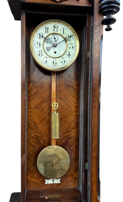 Exquisite Kingwood Case Vienna Wall clock – ca 1890 vienna wall clock Antique Clocks 6