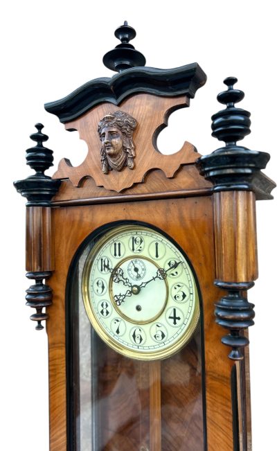 Exquisite Kingwood Case Vienna Wall clock – ca 1890 vienna wall clock Antique Clocks 7