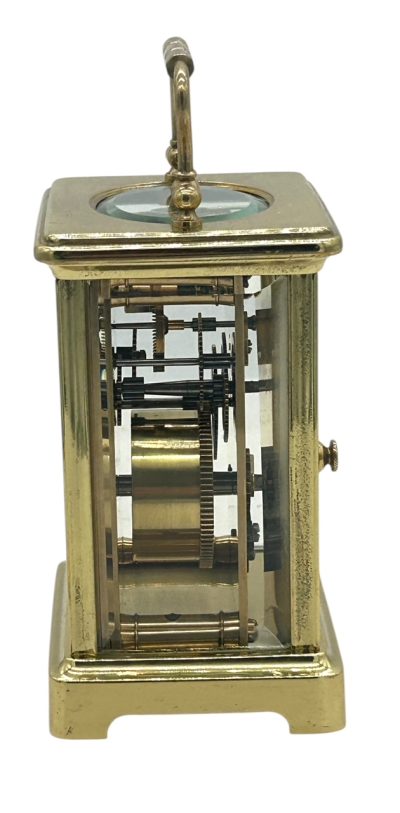 Fabulous Antique French 8 day masked dial Carriage clock – ca 1900 carriage clock Antique Clocks 13