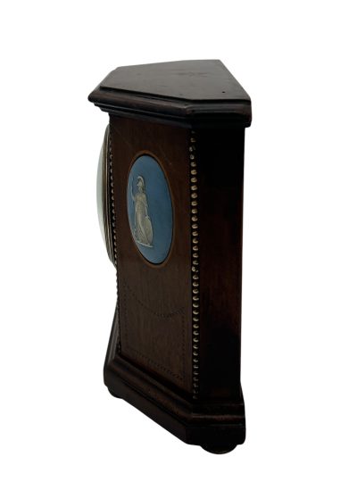 Fabulous Mahogany Case with Wedgwood porcelain 8 day Mantel clock Mantel Clock Antique Clocks 10