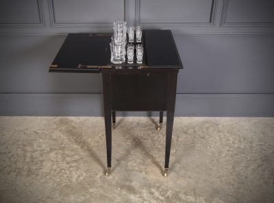 Black Surprise Drinks & Cocktail Table by Waring & Gillow antique side table Antique Furniture 15