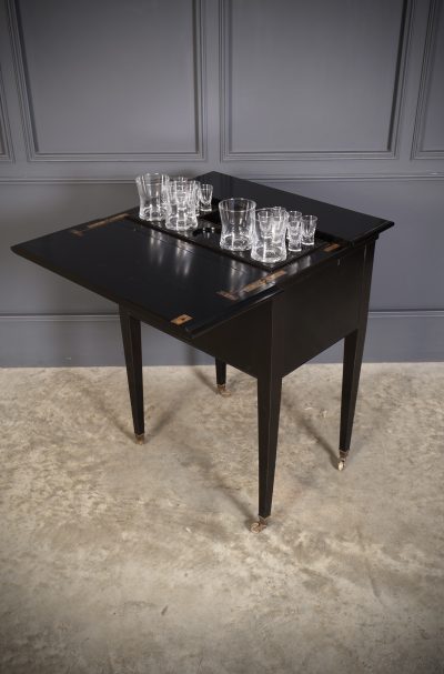 Black Surprise Drinks & Cocktail Table by Waring & Gillow antique side table Antique Furniture 16