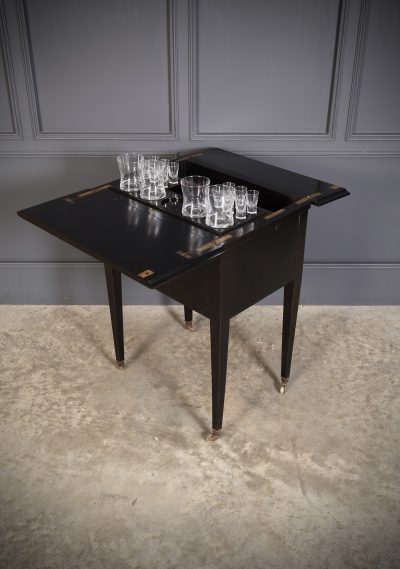 Black Surprise Drinks & Cocktail Table by Waring & Gillow antique side table Antique Furniture 17