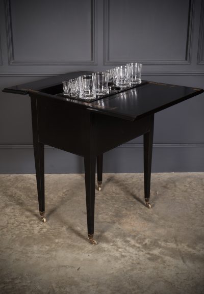 Black Surprise Drinks & Cocktail Table by Waring & Gillow antique side table Antique Furniture 5