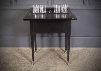 Black Surprise Drinks & Cocktail Table by Waring & Gillow antique side table Antique Furniture 13