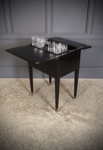 Black Surprise Drinks & Cocktail Table by Waring & Gillow antique side table Antique Furniture 14