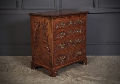 Small George III Mahogany Bachelors Chest 18th century chest of drawers Antique Chest Of Drawers 5