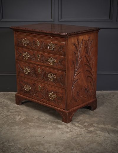 Small George III Mahogany Bachelors Chest 18th century chest of drawers Antique Chest Of Drawers 8