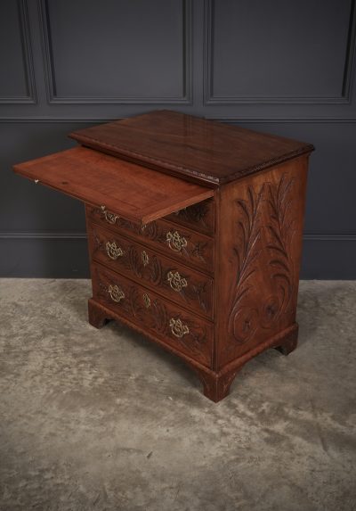 Small George III Mahogany Bachelors Chest 18th century chest of drawers Antique Chest Of Drawers 10