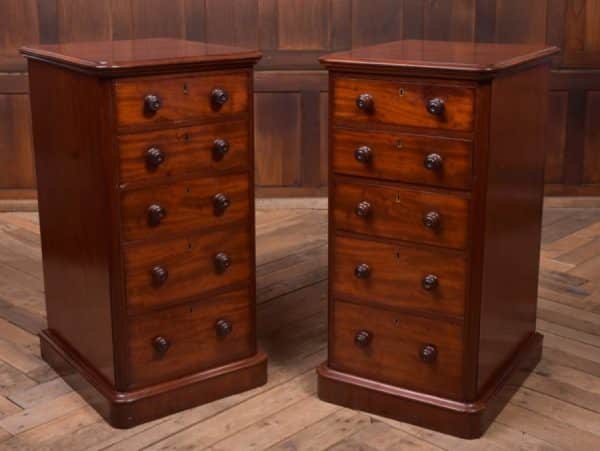 Pair of Victorian Mahogany Bedsides Chests SAI2004