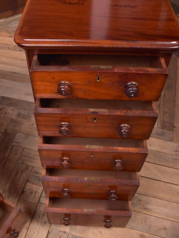 Pair of Victorian Mahogany Bedsides Chests SAI2004 - Image 10