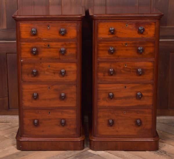 Pair of Victorian Mahogany Bedsides Chests SAI2004 - Image 8