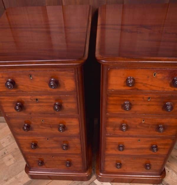 Pair of Victorian Mahogany Bedsides Chests SAI2004 - Image 6