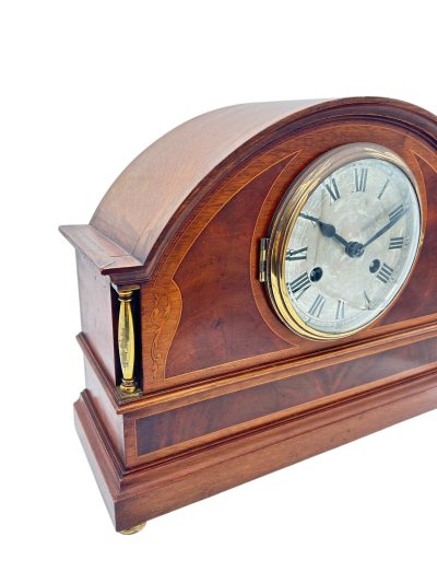 Fabulous Edwardian Arch top Mantel Clock – ca 1905 - Image 10