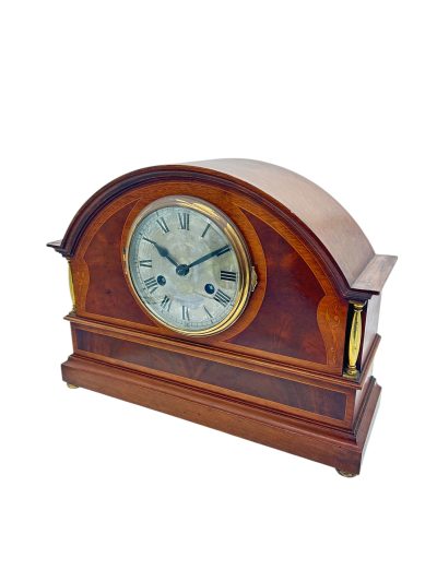 Fabulous Edwardian Arch top Mantel Clock – ca 1905 - Image 4