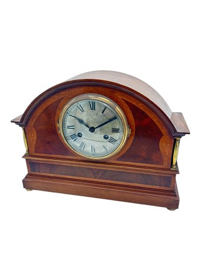 Fabulous Edwardian Arch top Mantel Clock – ca 1905 Mantel Clock Antique Clocks 5